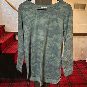 Camo Cotton Long Sleeve Tee